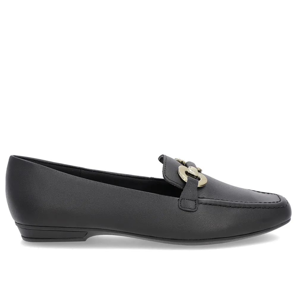 Sapato Loafer Preto Couro Legítimo Conforto Elegante Masculino